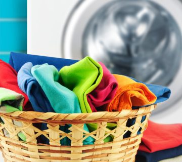 لباسهای تمیز بعد از شستشو