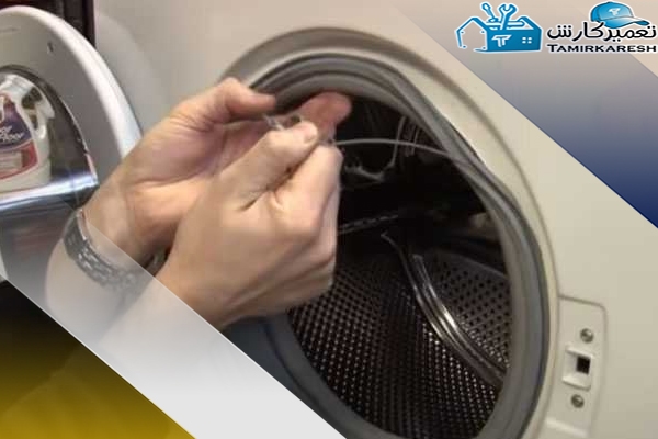 علائم نیاز به تعویض لاستیک دور درب ماشین لباسشویی