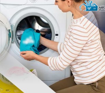 علت باقی ماندن پودر روی لباس در لباسشویی