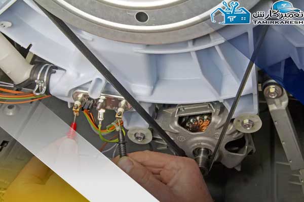 مشکل در موتور ماشین لباسشویی